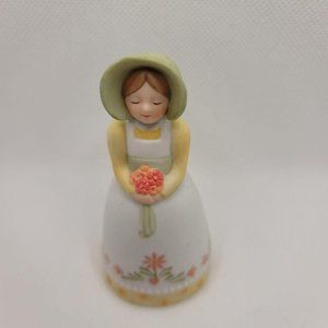 Avon 1985 Holly Hobbie Porcelain Bell